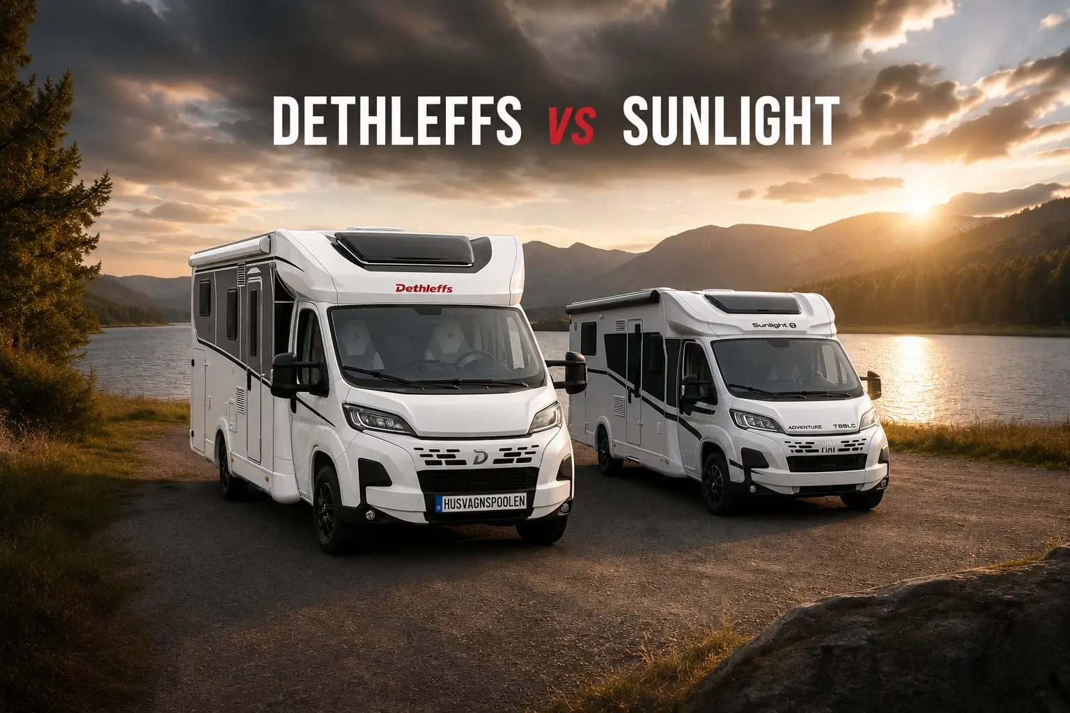 Dethleffs vs Sunlight – jämförelse av nya husbilar