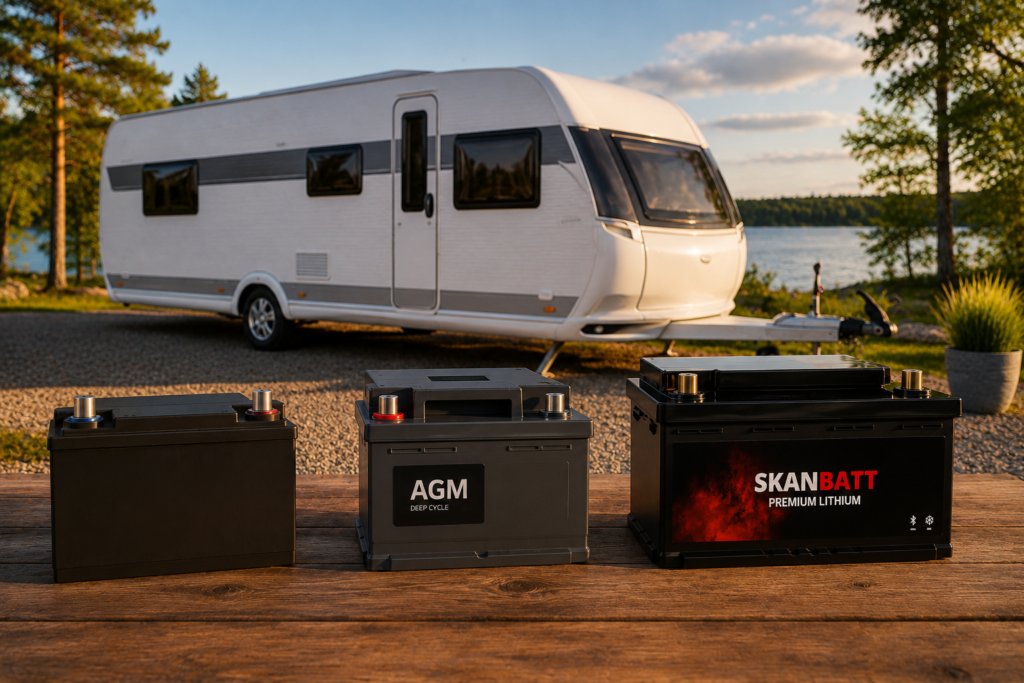 Blybatteri vs AGM vs lithium 5 Batterier