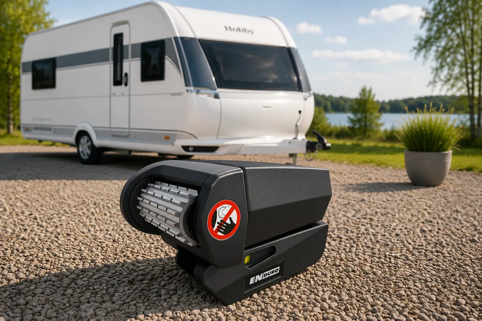 Helautomatisk mover till husvagn