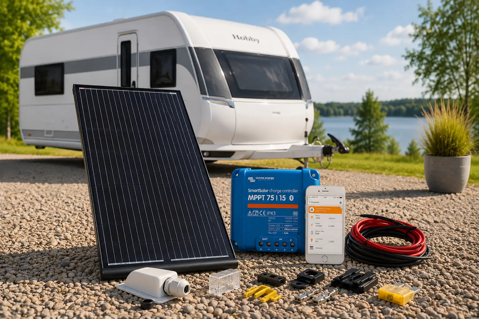 Solcell till husbil och husvagn